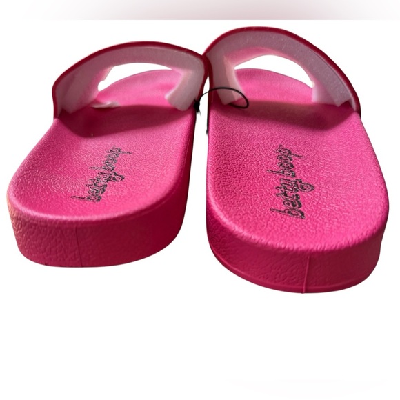 Betty Boop Pink Slide Sandals – Cartoon Graphic – Size 10 - Picture 3 of 6